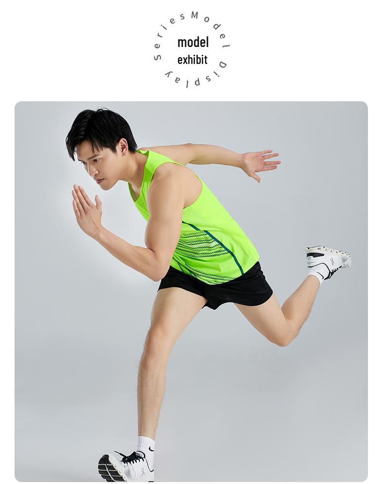Professional Athletic Running Vest Set for Men & Women - Track, Marathon, PE Exam Sportswear