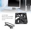 100mm PC PWM Case Fan 100mm Dual Ball Intelligent Temperature Control 1800RPM Low Noise 4PIN Computer Case Cooling Fan