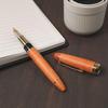Sailor Hard Maple Fountain Medium 21K Gold Pen, Vermilion, Fine, Nib, 10-7830-373