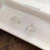 Japan-Korea Women's Floral Ear Hooks: Trendy Simple Flower Earrings, Blogger-Recommended.
