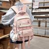 Schulranzen Koreanische Version von Mori Grundschüler Schulranzen weiblich Hochwertig kariert Kontrastfarbe College-Stil Mittelschüler