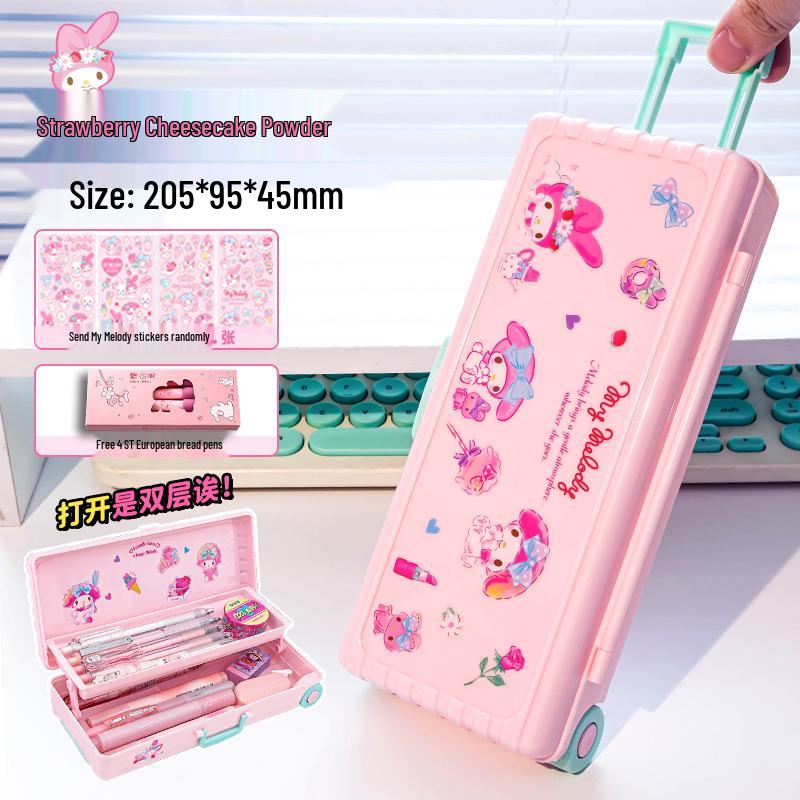 Estuche de Lápices de Dibujos Animados Lindo para Estudiantes de Primaria