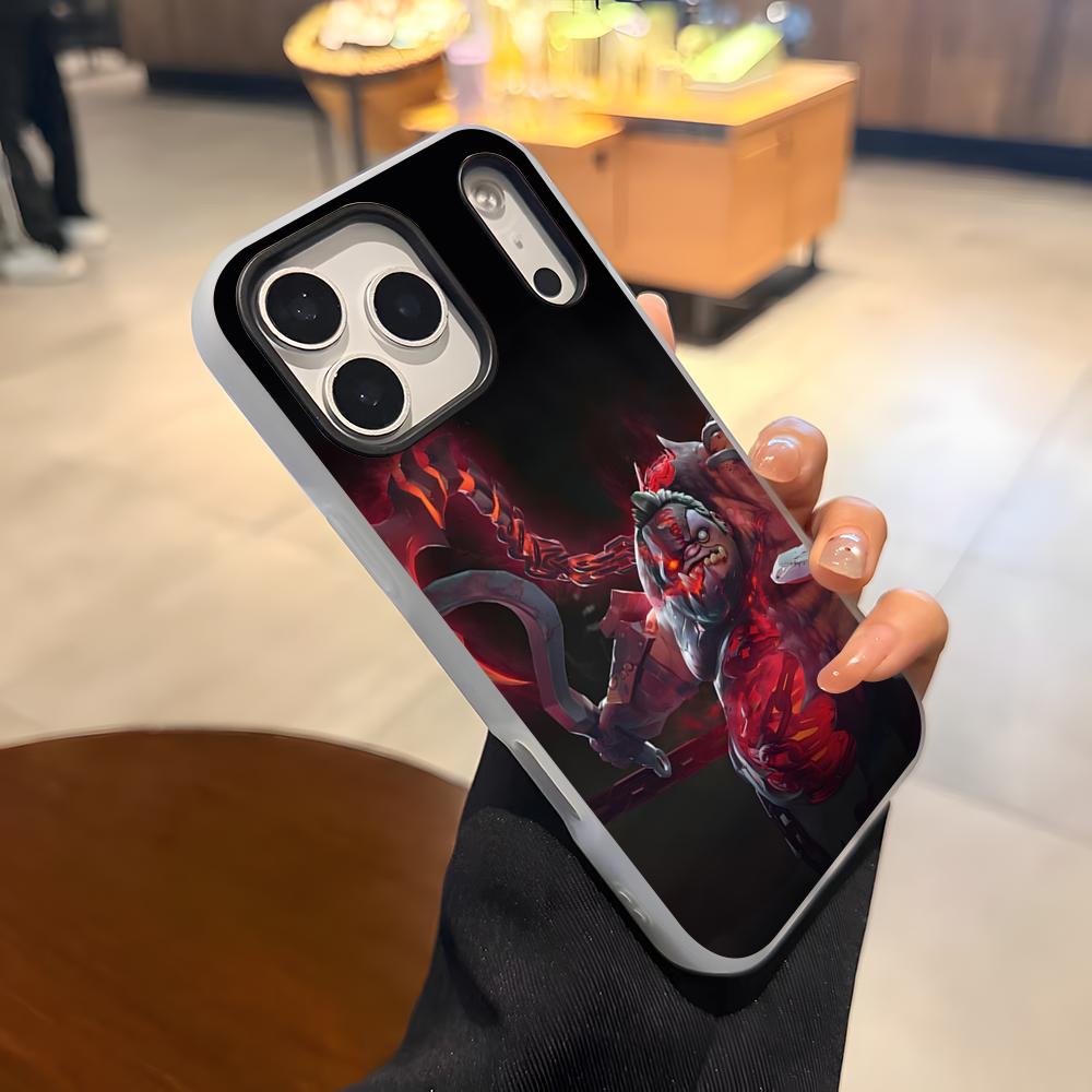 Game D-Dota 2 Phone Case For IPhone 17 Air 16 E 15 14 Plus 13 12 11 Pro Max Jelly 2 In 1 Protective Case