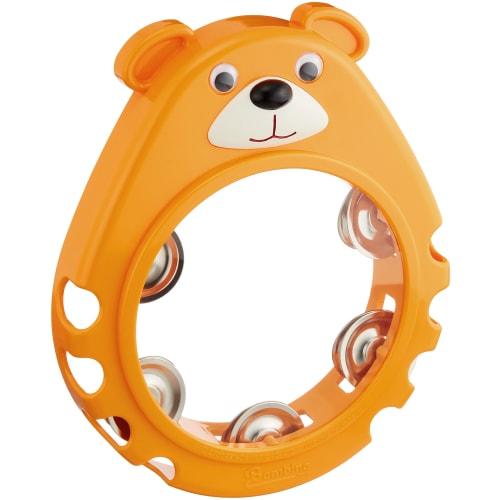 

Zen-On Bambina Tambourine Bear Yellow BTB-BEYL Made in Japan