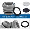 Pool Hose Adapter Conversion Swimming Pool Filter Hose Connector Waterproof Pool Hose Adapter Connection M4YD