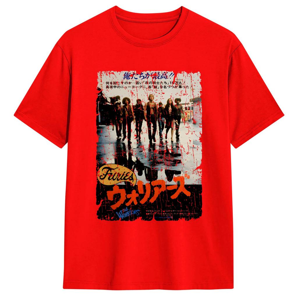 The Warriors Pure Cotton Tshirt For Couple Summer Streetwear Tshirts Round Neck Tee Shirt Oversized Hot Sale Clothes