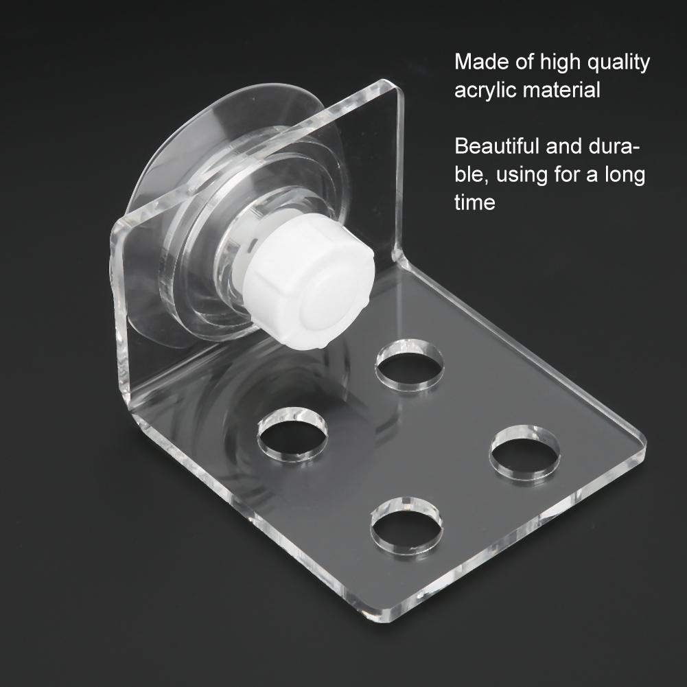 Acrylic Transparent Aquarium 4 Hole Coral SPS Button Snags Bracket Mount Fish Tanks Accessory