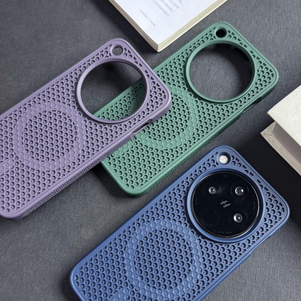 Cooling Armor Breathable For Magsafe Phone Case For OPPO Find X8 Findx8  Matte Wireless Charge Bumper Magnetic Phone Cover