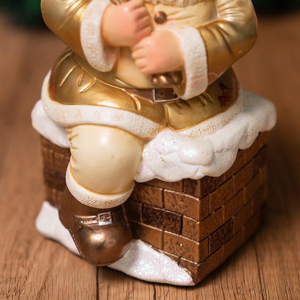 New Resin Santa Christmas Ornaments: Festive Home & Living Room Decorations