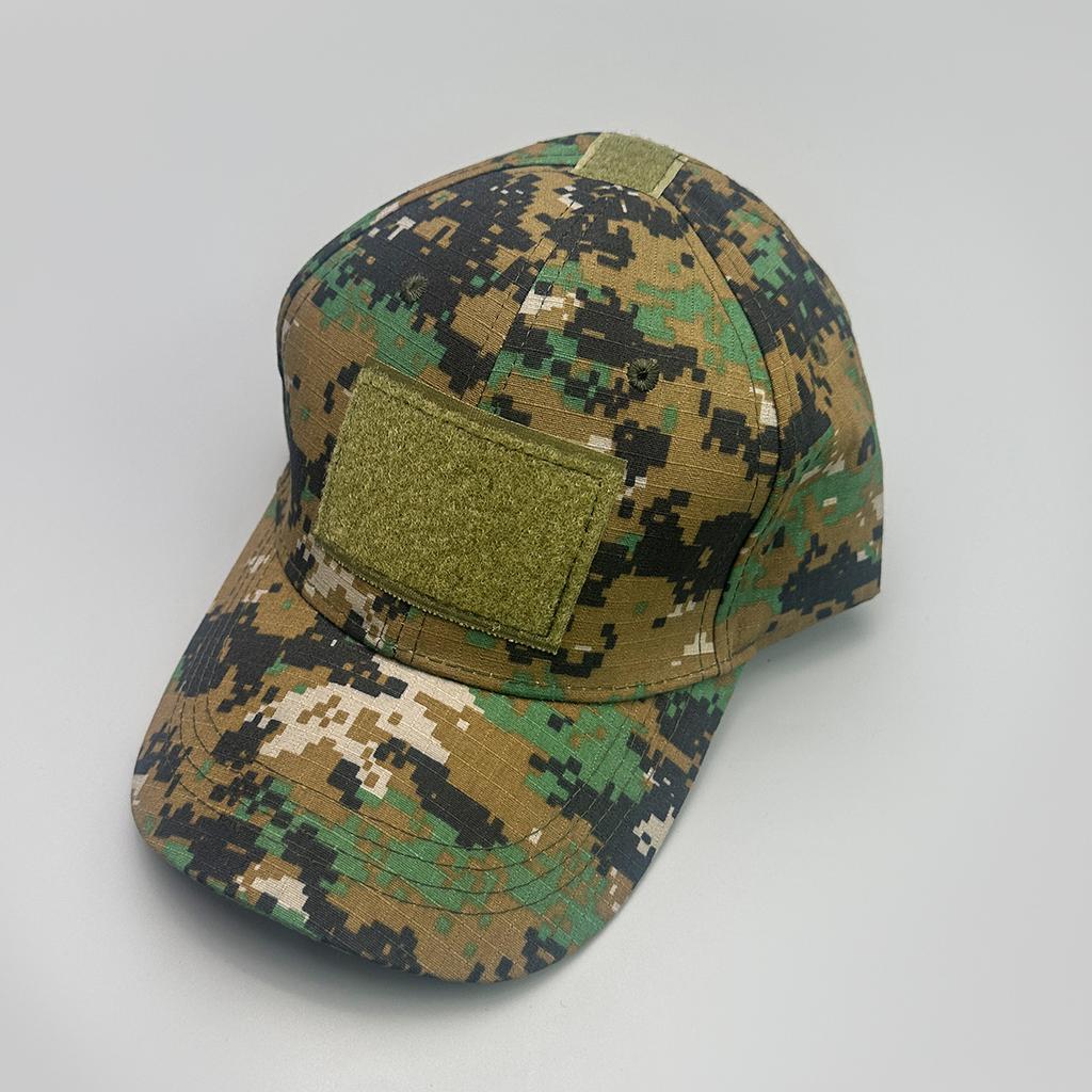 Camouflage Velcro Hardtop Outdoor Baseball Cap Men'S And Women'S Shade Sports Cross-Border Military Fan Special War Cap