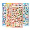 Food Grade Resin Sushi Raised Sticker for Child Sensory Play Creative Learning and Decorative Use
