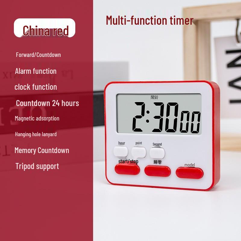 Kids' Kitchen Timer & Alarm Clock for Baking & Study
