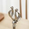 Stainless Steel Name Card Holder Stable Base Menu Standing Table Number Holder  Table Accessories