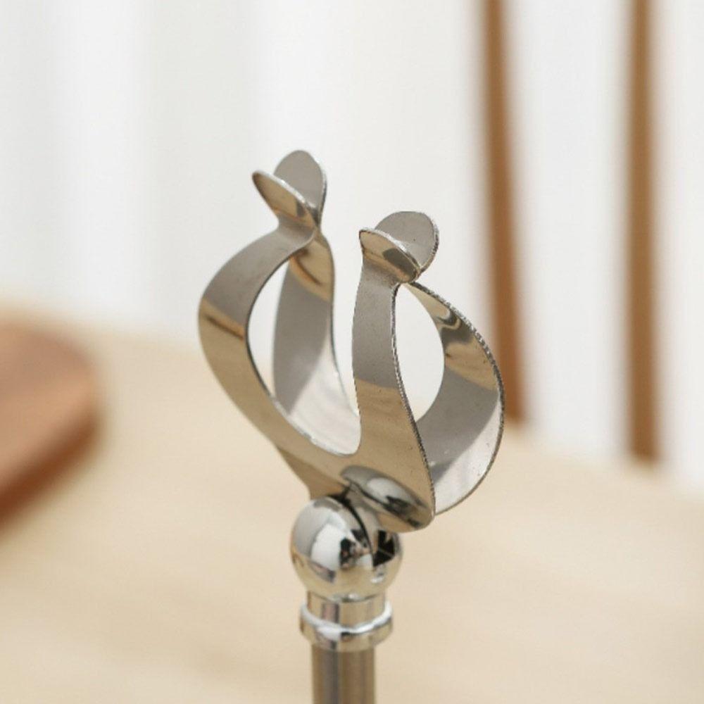 Stainless Steel Name Card Holder Stable Base Menu Standing Table Number Holder Table Accessories