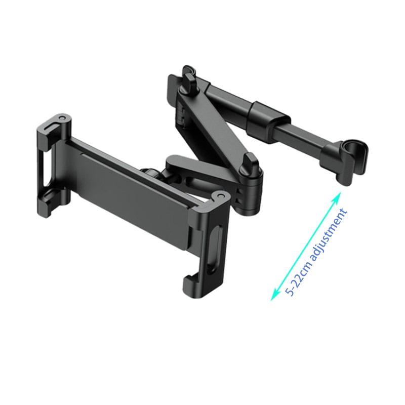 Telescopic Car Rear Pillow Phone Holder Tablet Car Stand Seat Rear Headrest Mounting Bracket For Phone Tablet 4-11 Inch