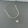 Chic Rhinestone Zircon Jewelry Set: Necklace, Earrings, Ring & Watch for Women