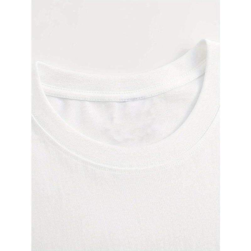 Tailles européennes T-shirt graphique amusant pour femme « Non, C'EST TOI QUI L'ES » Saying Haut décontracté blanc pour tous les jours Respirant Chemise toutes saisons Tenue décontractée amicale