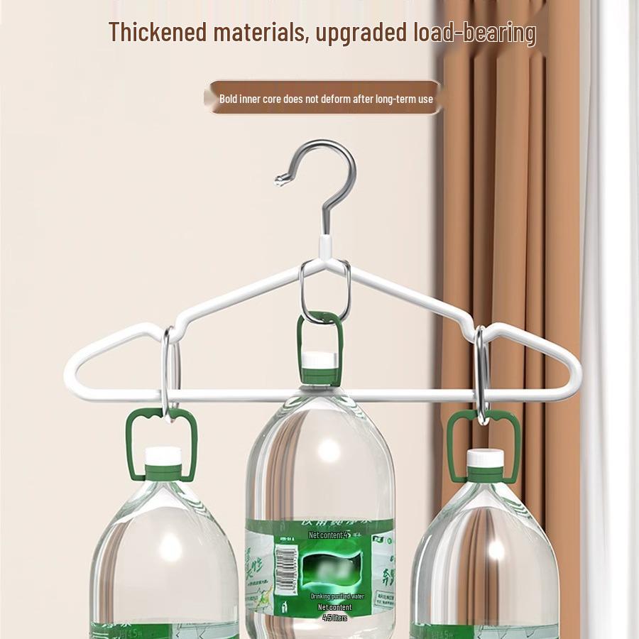 10-Pack Thickened Non-Slip Clothes Hangers - Durable Traceless Hangers for Home & Dormitory Use