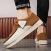 New Arrival Vintage Casual Shoes for Men Luxury Slip On Suede Sneakers Men Comfortable Walking Mens Boat Shoes chaussures homme