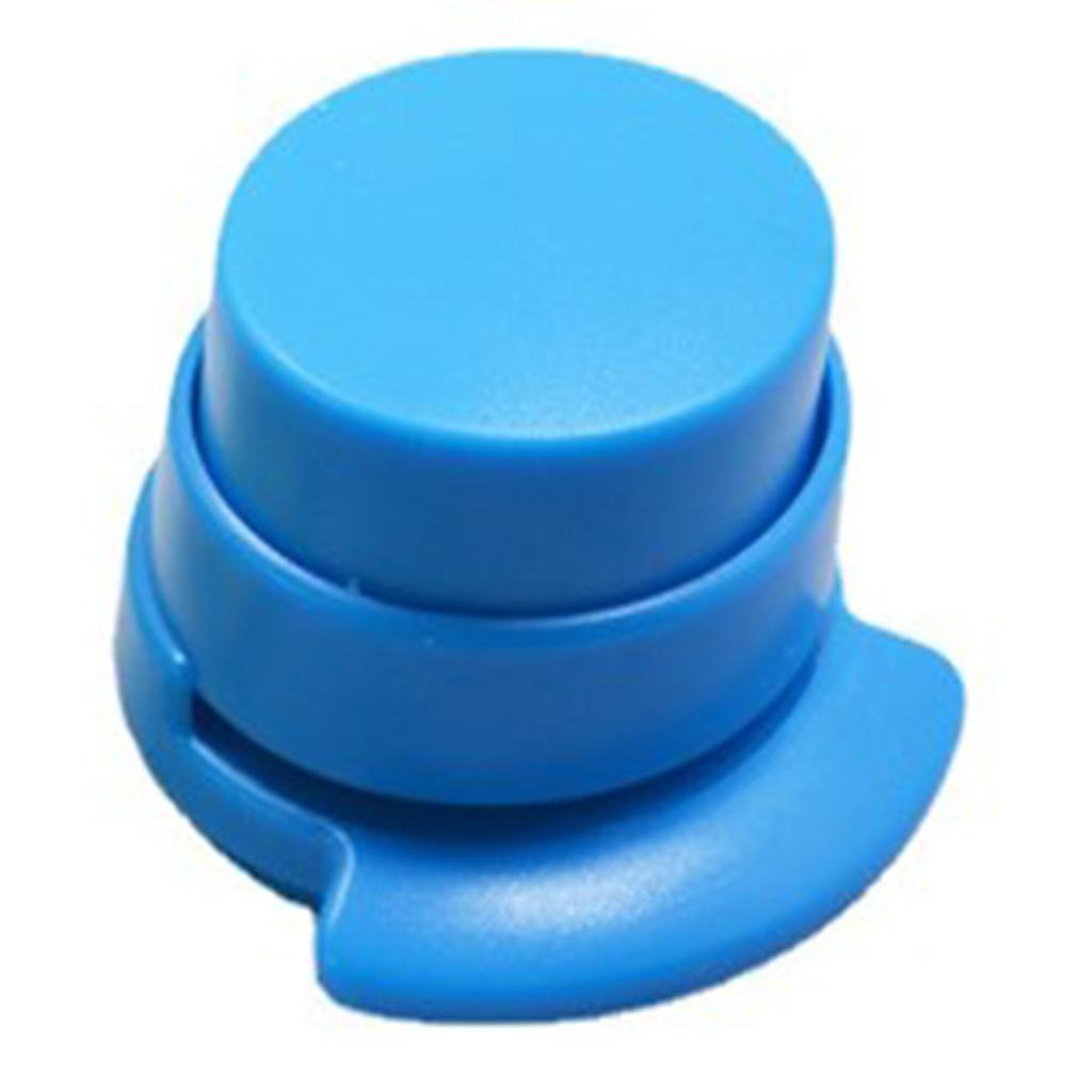 Stapleless Stapler Blue Round High Efficiency Smoothly Portable Needleless Hole Free Stapler for Office School