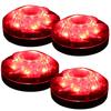 Shandini Warning Lights LED Flashing Lights Battery Operated Magnetic Flashlight Emergency Light Rotating Light High Brightness for Construction