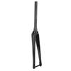 Garfo Dianteiro de Bicicleta Full Carbon para Estrada com Tubo Cônico e Eixo de Barril para Freio a Disco