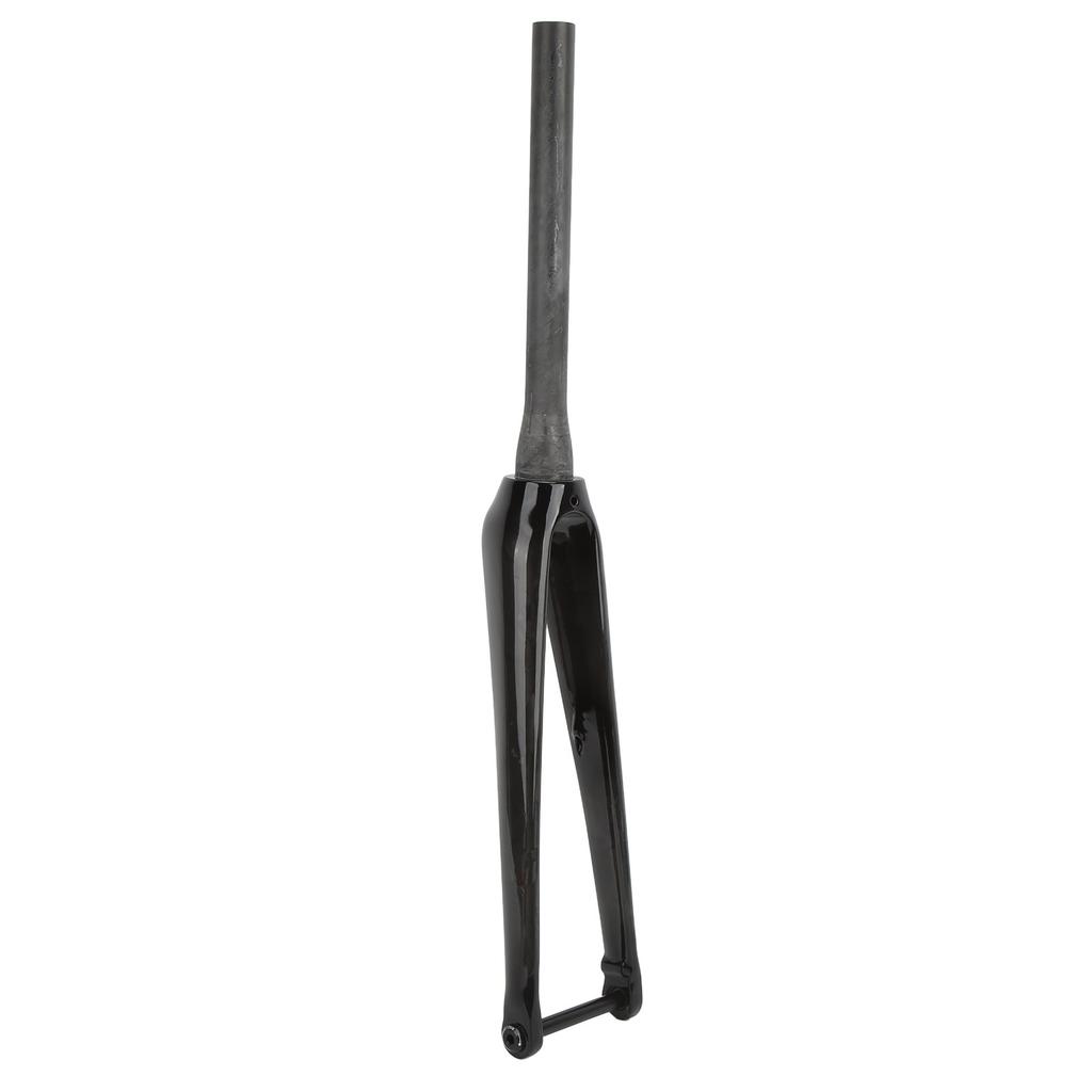 Garfo Dianteiro de Bicicleta Full Carbon para Estrada com Tubo Cônico e Eixo de Barril para Freio a Disco