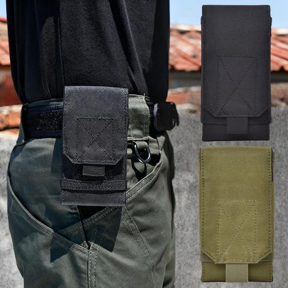 Flashlight Holster Phone Bag Molle Tactical Torch Cover Case Outdoor Tool Bag Nylon Adjustable LED Torch Pouch Fit Waist Pouch
