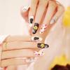 Halloween Press-On Nails: Round Nail Art Collection