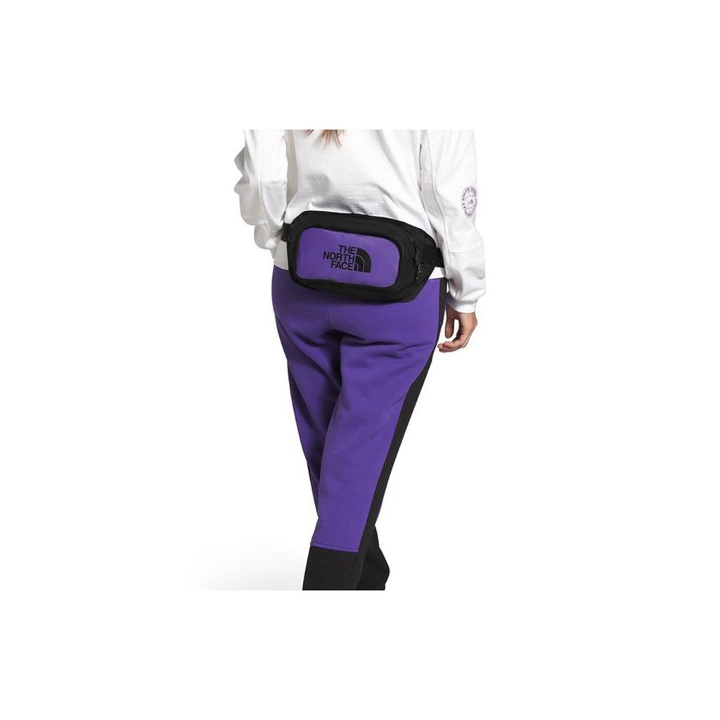 The North Face 4.3L Casual Lightweight Waist Bag Outdoor Unisex Bags Black Purple NF0A3KZX-S96