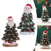 Mini Resin Christmas Tree Ornament for Holiday Decor Charming Desktop Decoration for Home Office Classroom and More