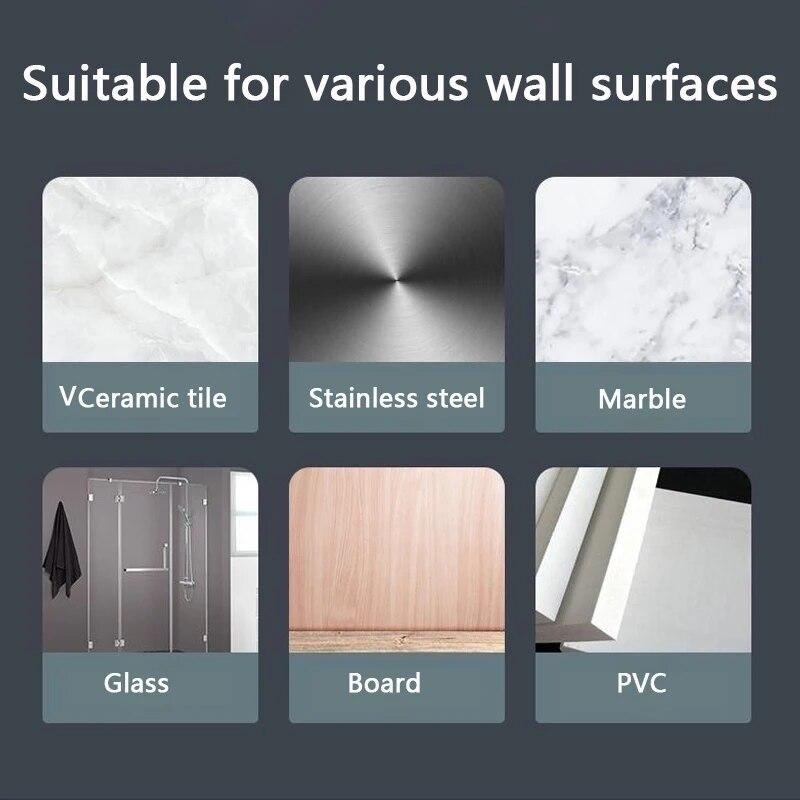 5/0 pairs of traceless snap fasteners unperforated plug hooks firmly fixed on the router fixed wall hooks storage buckles
