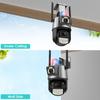 Nová 8MP 4K IP kamera Dual Lens DualScreen 4MP Color Night Vision Auto Tracking PTZ Wifi kamera Vodotěsná CCTV bezpečnostní kamera ICSEE