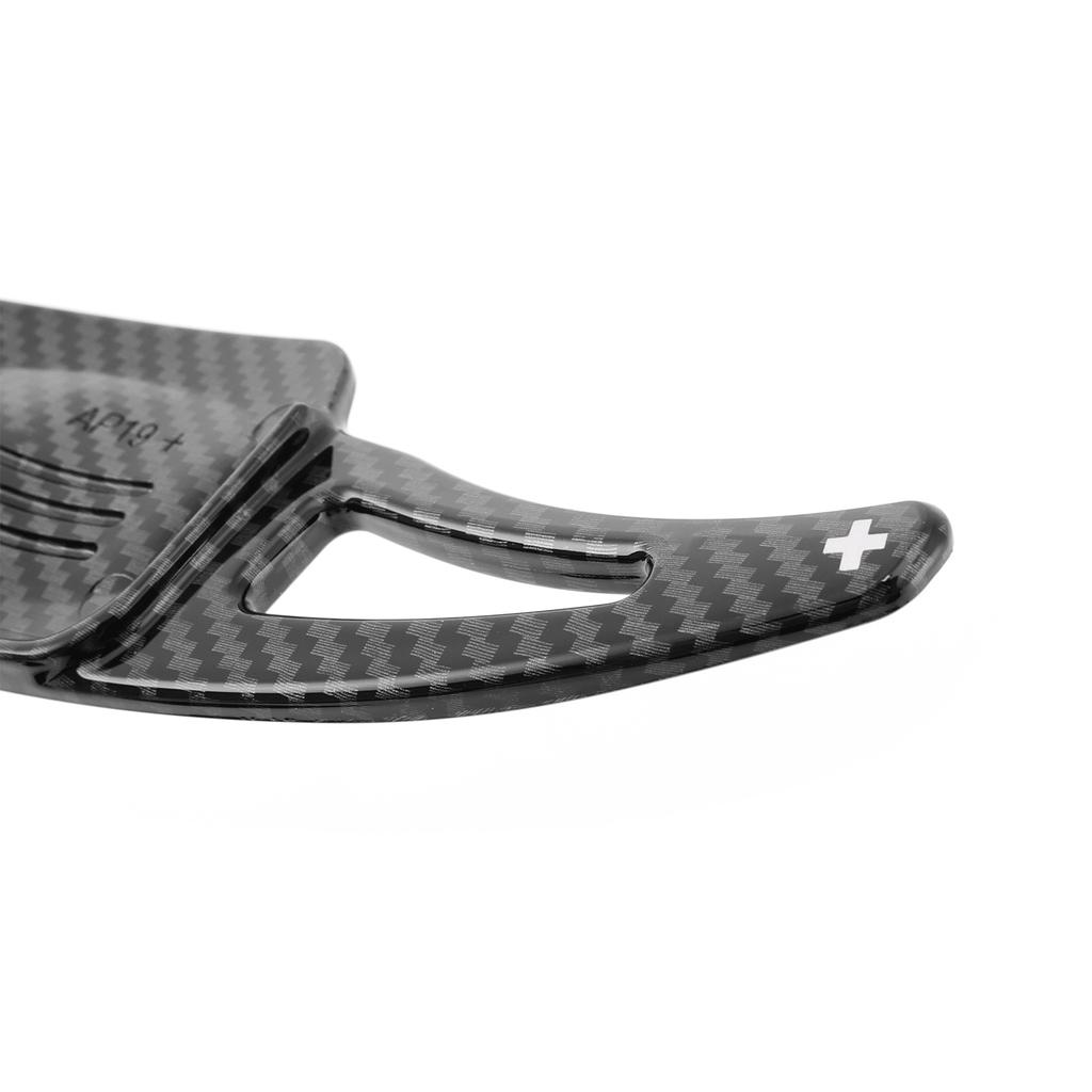 Carbon Look Steering Wheel Paddle Shifter Extension For VW Golf 8 Tiguan