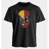 Men's and Women's T-shirts Wolverine Deadpool Summer American Spring and Autumn Super Large Sporty Casual Short-sleeved