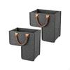2 Pieces LShaped Storage Basket Lightweight Stair Portable for Stairs, Closet,