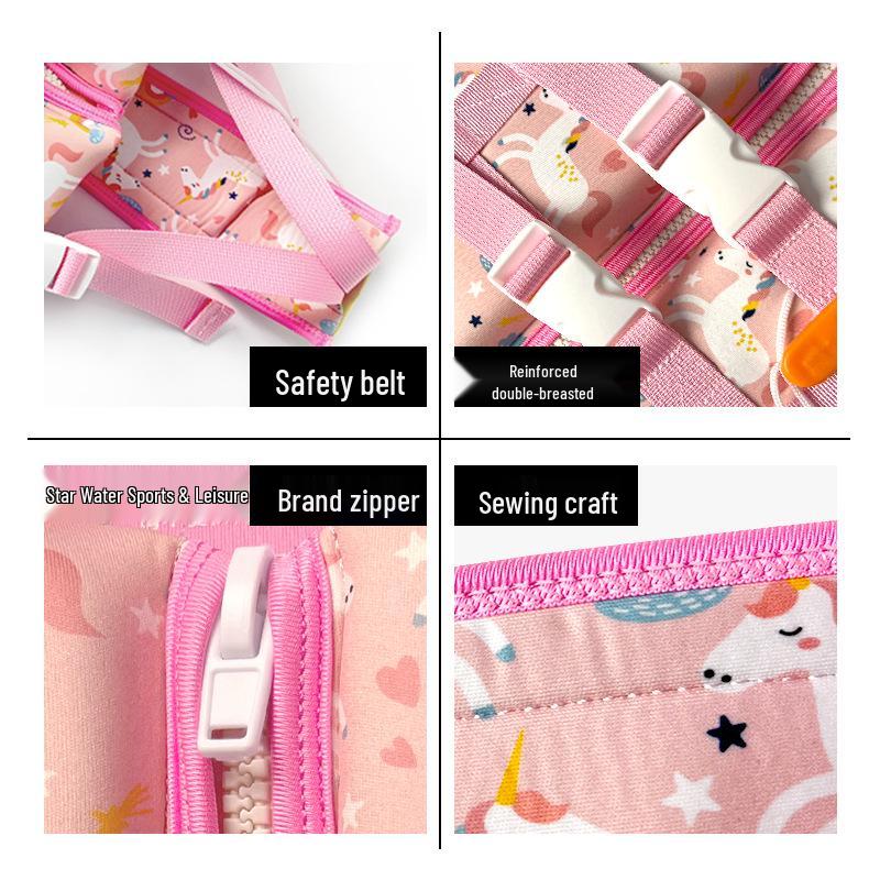 Children's Summer Vacation Buoyancy Vest & Life Jacket for Water Play & Swimming