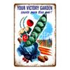 Enjoy Our Garden Kitchen FLowers Metal Tin Sign Farmhouse Home Retro Wall Painting Art Decor Beer Wine Farm Party Poster YL