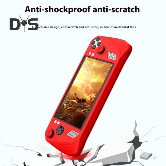 Silicone Game Console Case Protective Sleeve Shockproof Impact Resistant Non-slip Anti Drop Protective Cover for ROG ALLY