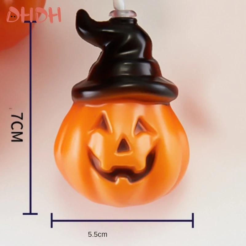 Halloween Decoration Pumpkin String Lights Portable LED Light String Holiday Decoration Lights Outdoor Indoor Home Party Decor