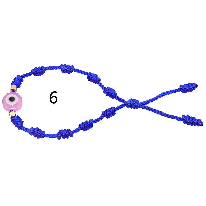 Evil Eye Crystal Beaded Adjustable Bracelet for Boys & Girls