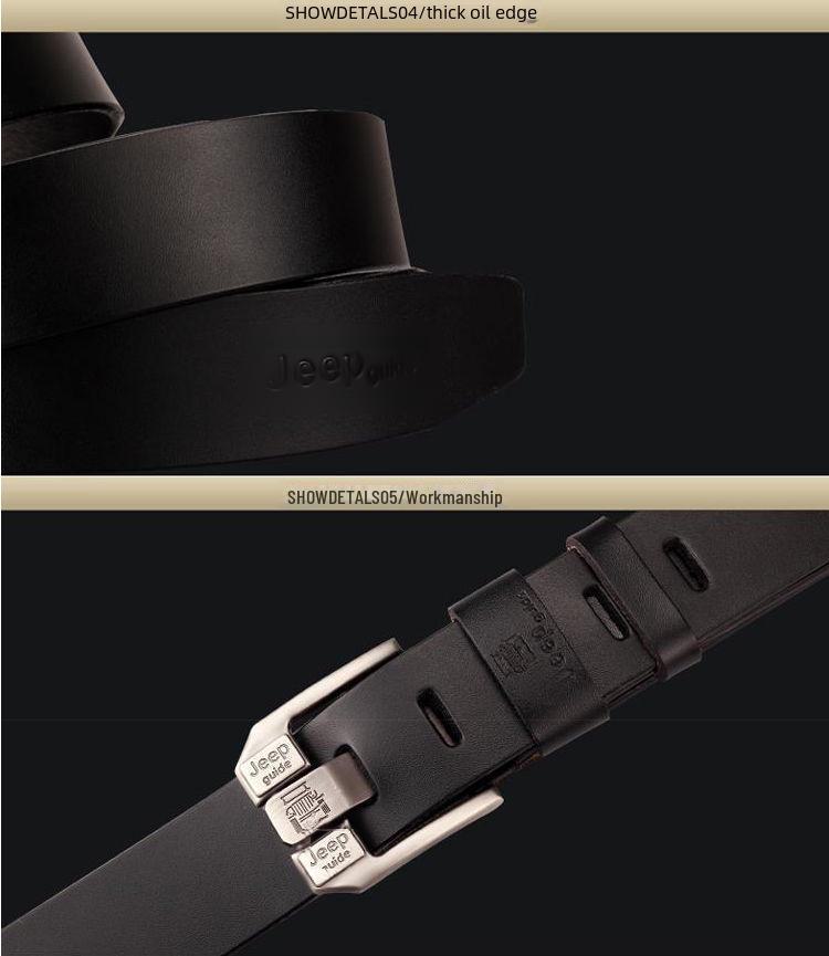 Men's Korean-Style Retro Belt - Strong, Wear-Resistant, Luxury High-End Fashion for Young Professionals