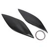 Car Headlight Eyebrows Eyelids Carbon Fiber Stickers Trim Cover Headlight Lid For FIAT BRAVO 2007+-M53K