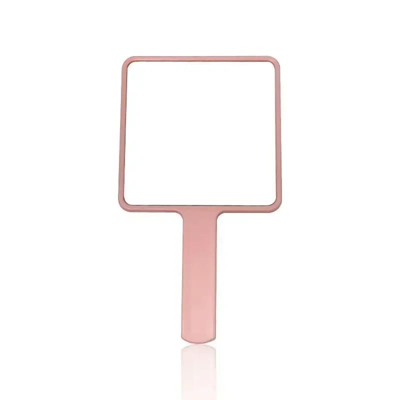 Eyelash Extension Handheld Makeup Mirror Square Makeup Vanity Mirror with Handle Hand Mirror SPA Salon Compact Mirrors
