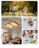 2025 Chinese Bauhaus Retro Rectangular Ceiling Light: High-End Living Room Fixture