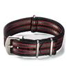 [hemsut H] Nylon Watch Band 20mm High-Quality Soft Replacement Watch Strap, Unisex, Military Heavy Duty, Stainless Steel Back, 4 Sizes 18/20/22/24mm