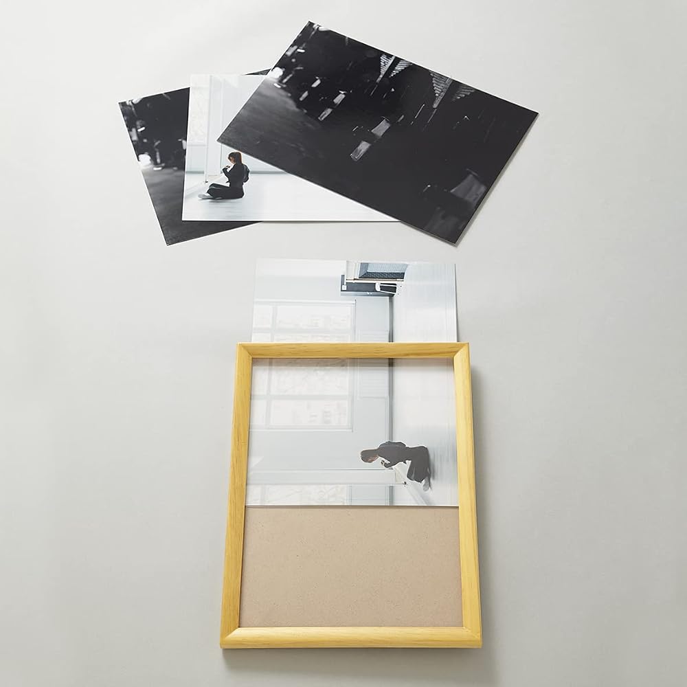 Fujicolor Picture Frame Backing Sheets, Full Size, 5 Sheets, 470215, Colorless and Transparent