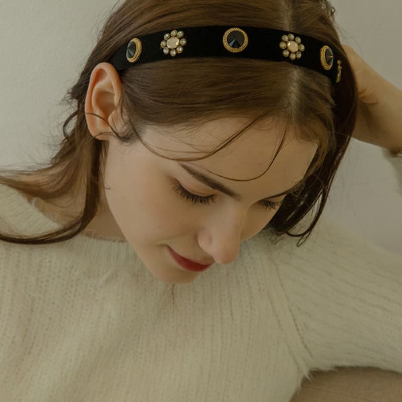 

GETMEBLING Волшебная повязка для волос_черная BLACK (H212-bk)