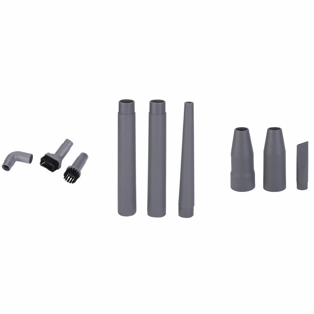 9PCS Grey Vacuum Cleaner Accessories Plastic Vacuum Attachments Brushes Kit Cleaning Tool