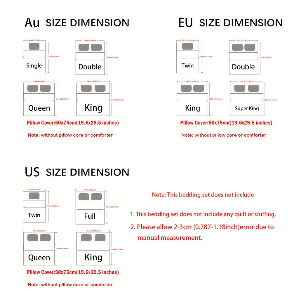 Lion Runes Pattern Bedding Quilt Set Home Decoration Gift (1 * duvet cover + 2 * pillowcase without core)